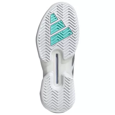 Chaussures Adidas Adizero Ubersonic 5 Femme Blanc / Bleu
