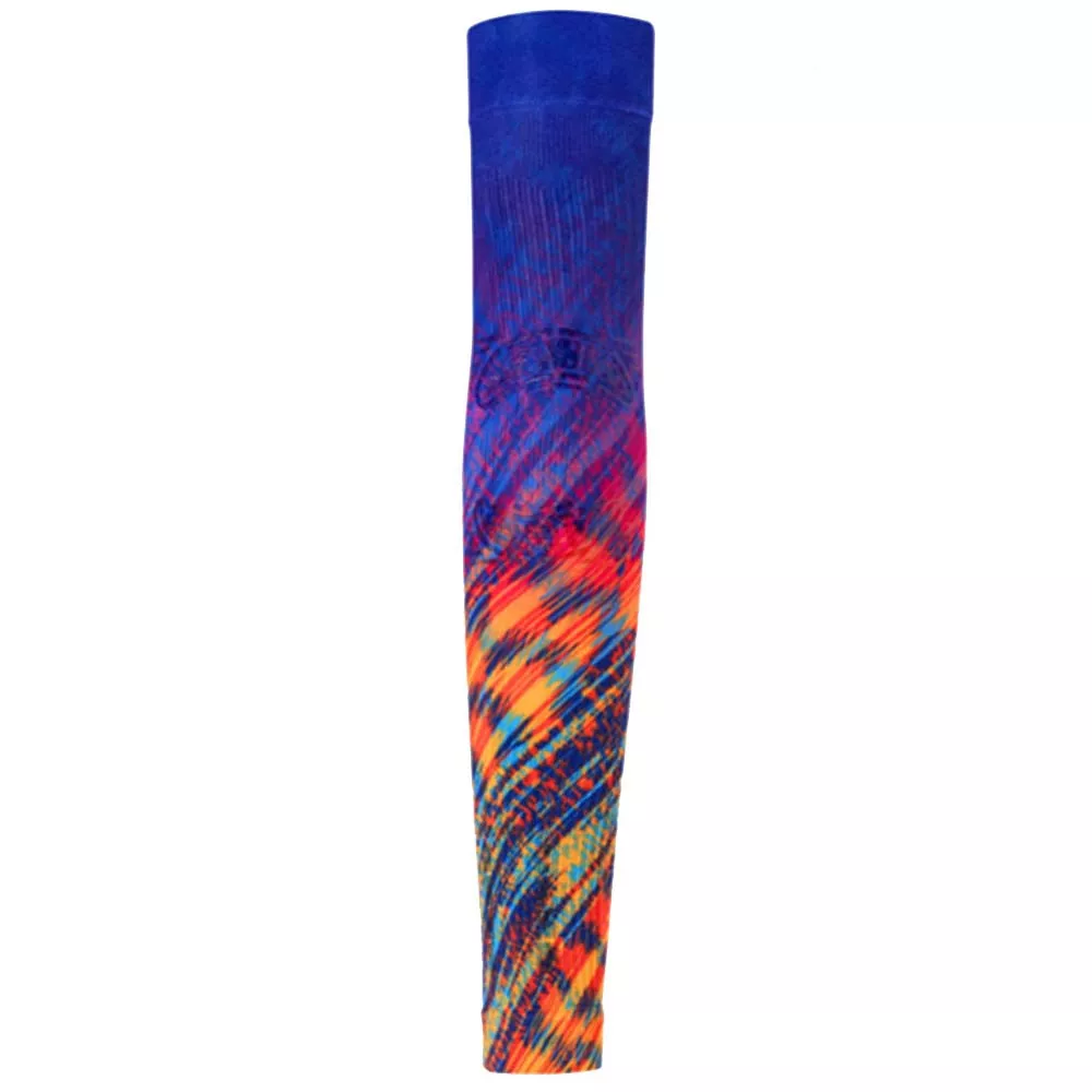 Manchon de compression Floky NO-STRAIN Rio Bleu / Orange