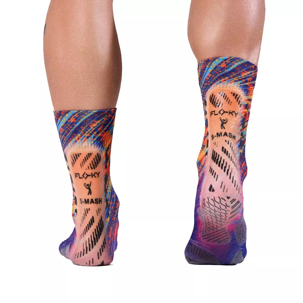 Compressiesokken Floky S-MASH 3D FANTASY Bali Blauw