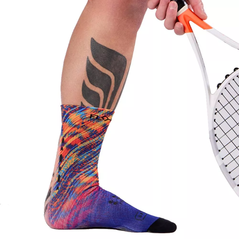 Compressiesokken Floky S-MASH 3D FANTASY Bali Blauw
