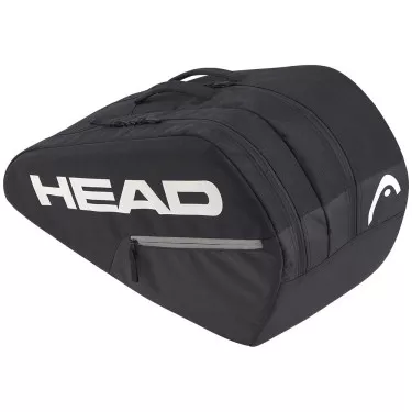 Head Base Padel M Zwart / Oranje tas