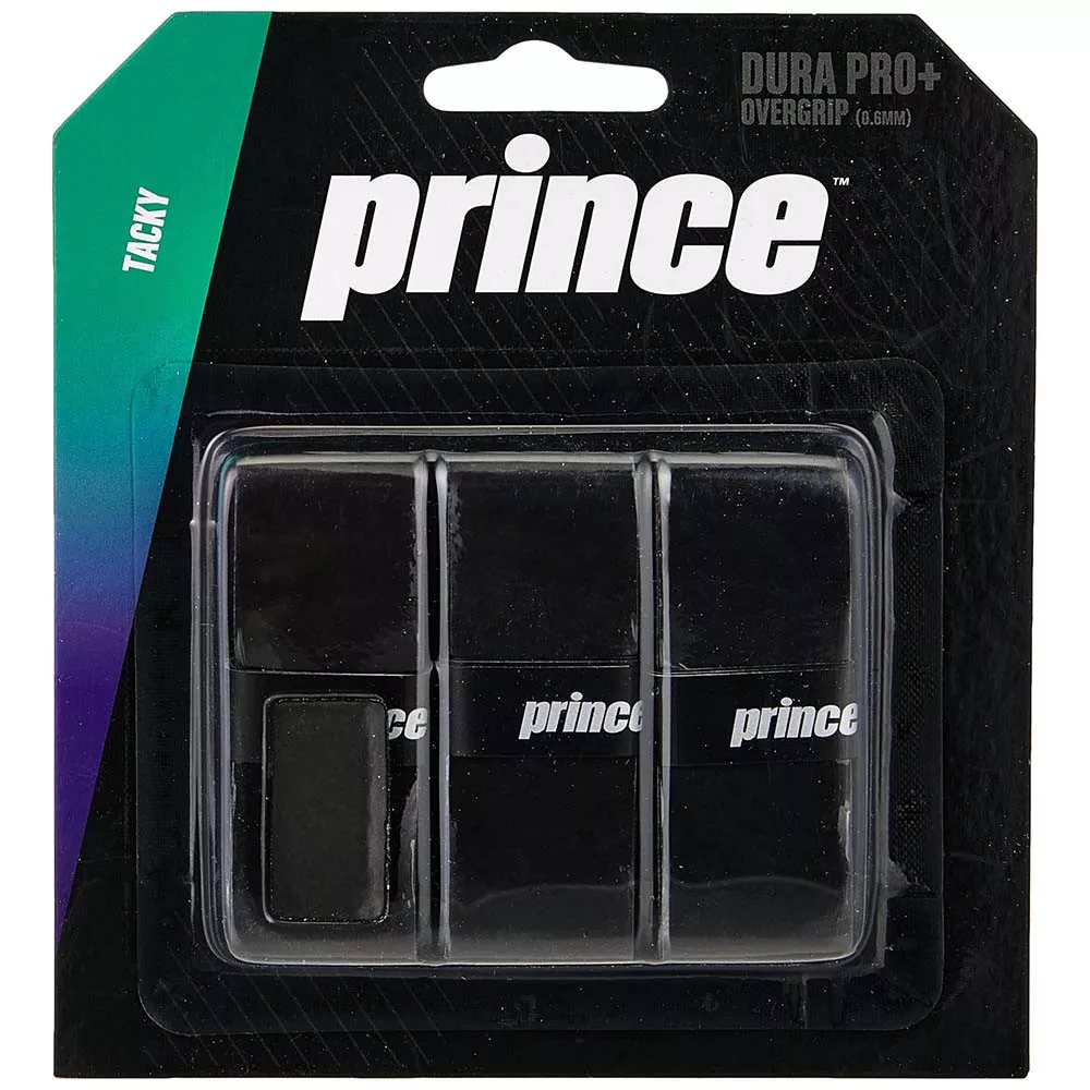 Prince Dura Pro+ Wit x 3 overgrips