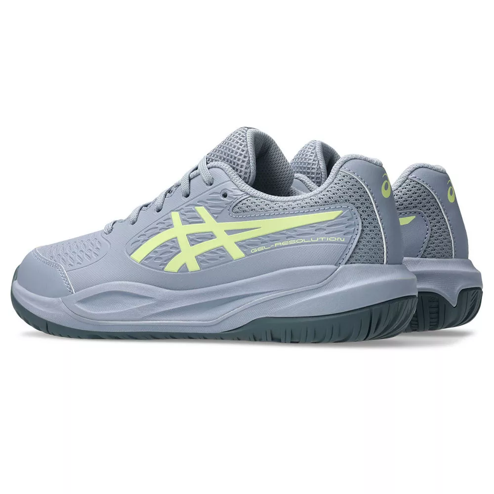 Chaussures Asics Gel Resolution X GS Junior Gris / Vert