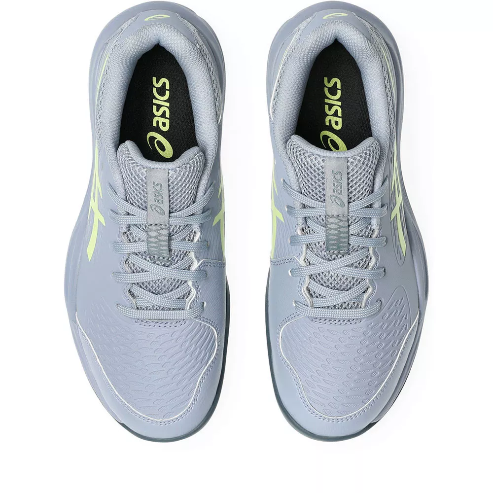 Chaussures Asics Gel Resolution X GS Junior Gris / Vert