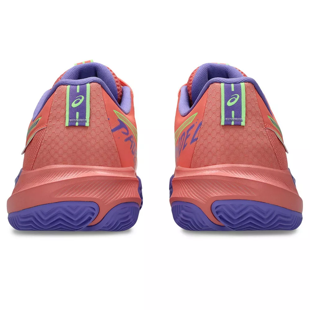 Asics Gel Challenger 15 Padel Schoenen Dames Blauw / Oranje