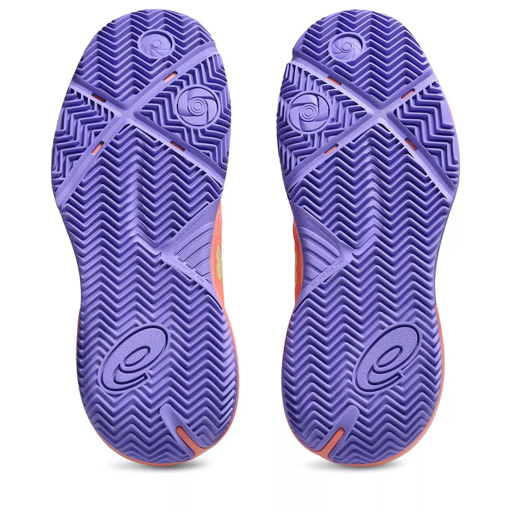 Asics Gel Challenger 15 Padel Schoenen Dames Blauw / Oranje