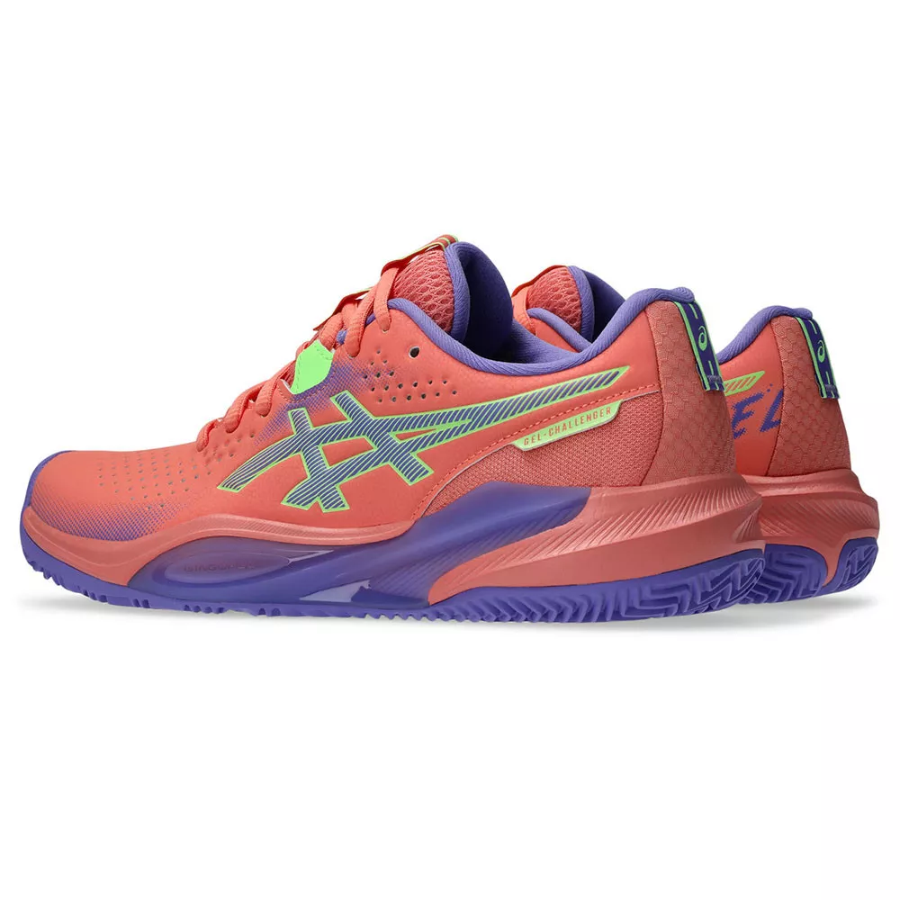 Asics Gel Challenger 15 Padel Schoenen Dames Blauw / Oranje