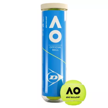 Dunlop Australian Open 4 Stuks Geel