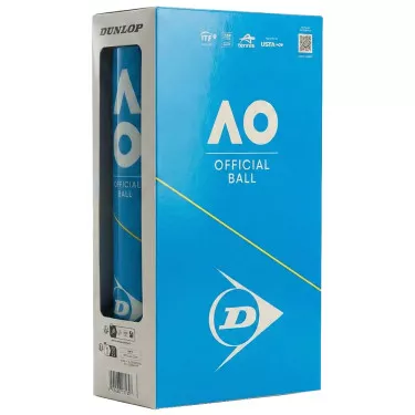 Dunlop Australian Open 4 Stuks Geel