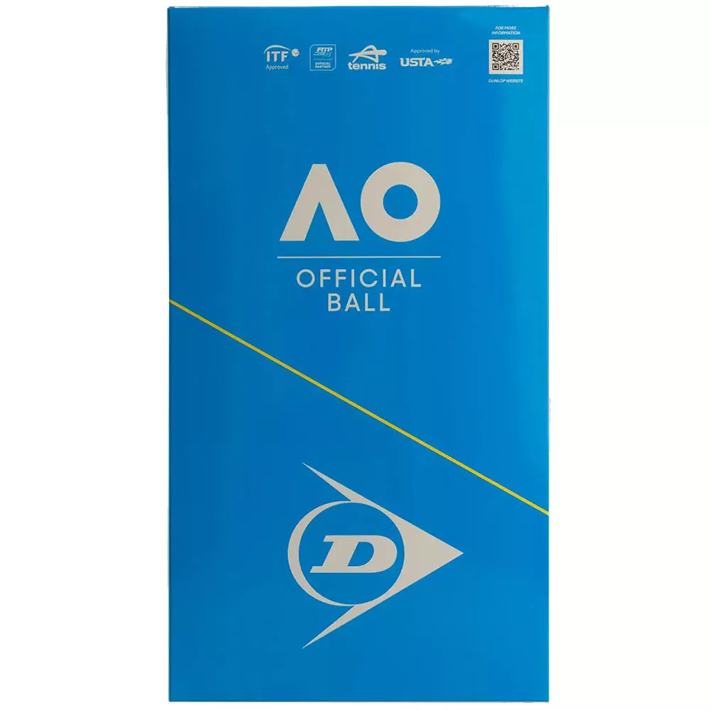 Dunlop Australian Open 4 Stuks Geel