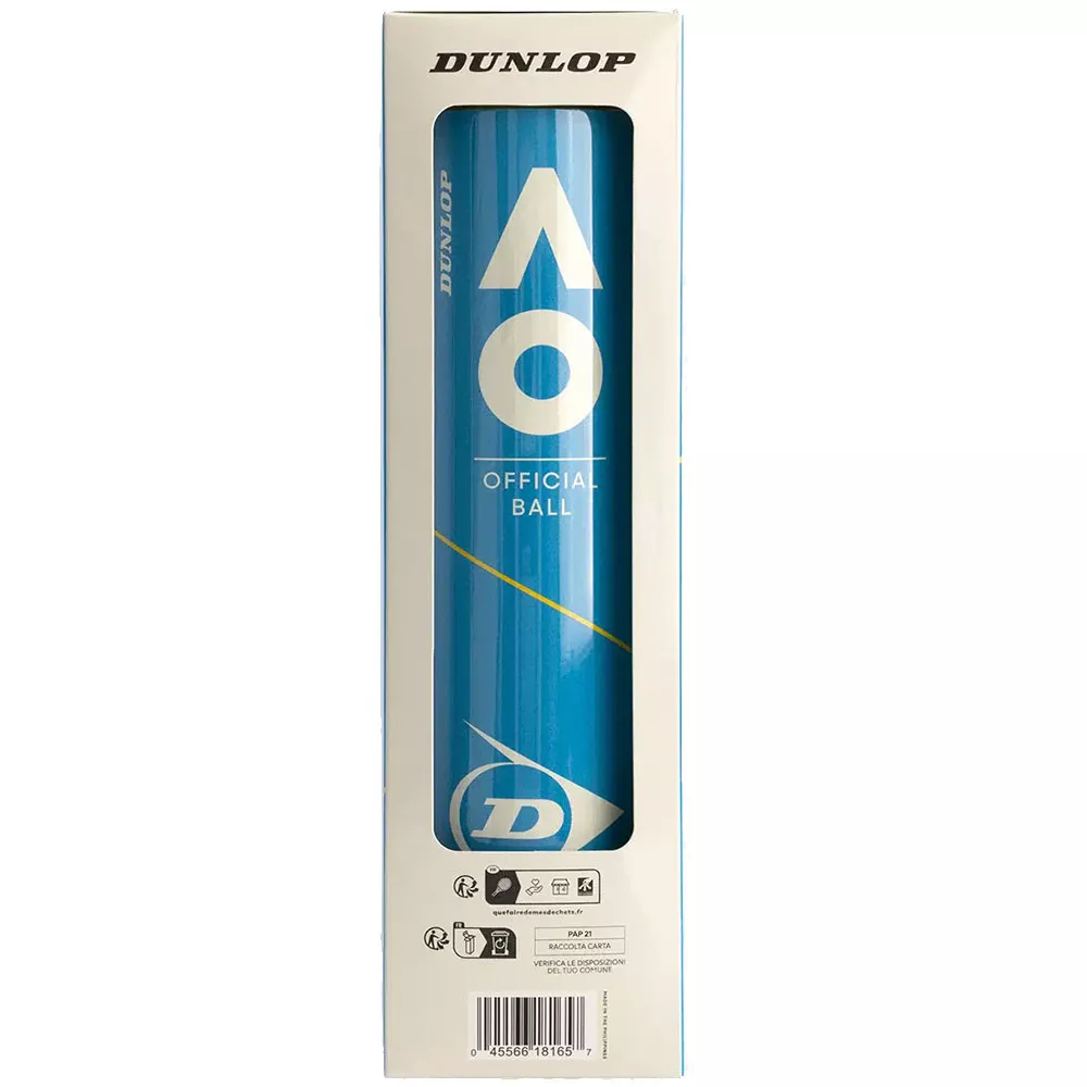 Dunlop Australian Open 4 Stuks Geel