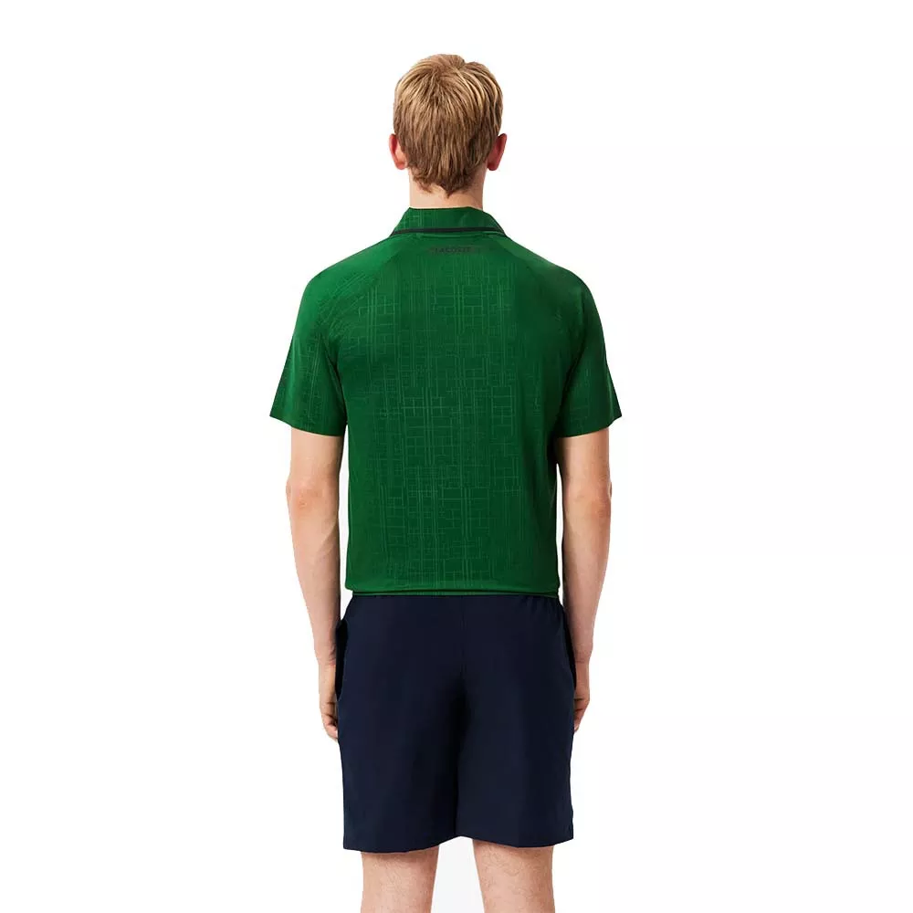 Korte Lacoste Tennis x Novak Djokovic Blauw