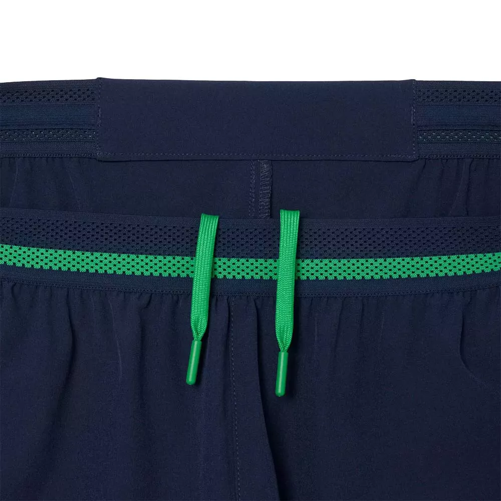 Korte Lacoste Tennis x Novak Djokovic Blauw
