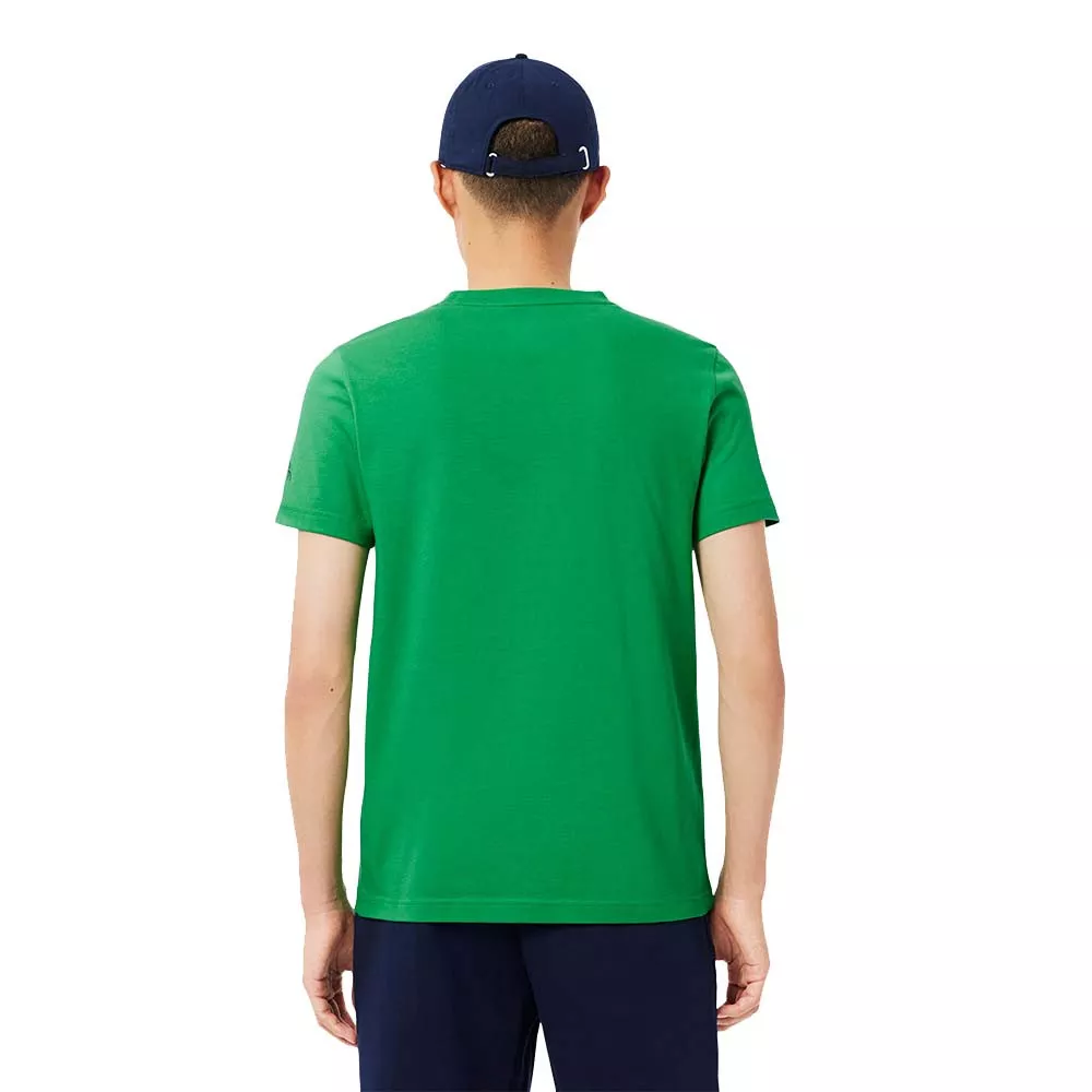 Pack T-Shirt + Casquette Lacoste Tennis x Novak Djokovic Vert / Bleu