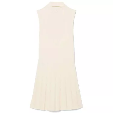 Robe Lacoste Tennis Strech Femme Beige