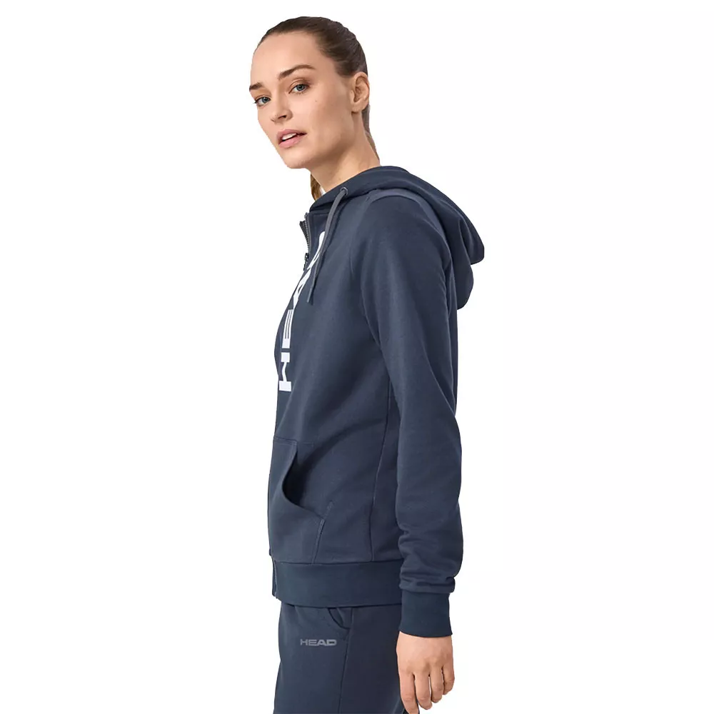 Veste à capuche Head Club Original FZ Femme Bleu marine