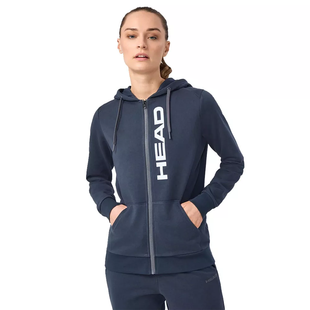 Veste à capuche Head Club Original FZ Femme Bleu marine