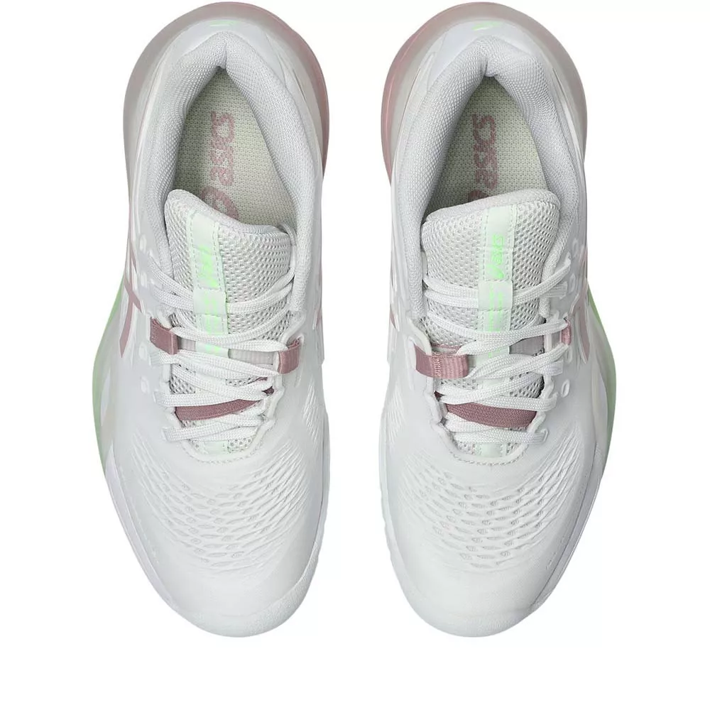 Asics Gel Resolution X Wit / Pastelgroen Dames Schoenen