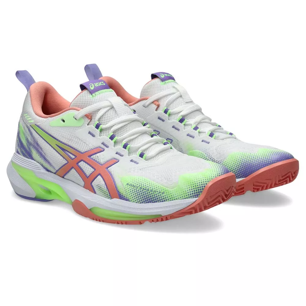 Chaussures Asics Sonicsmash FF Padel Femme Blanc / Corail
