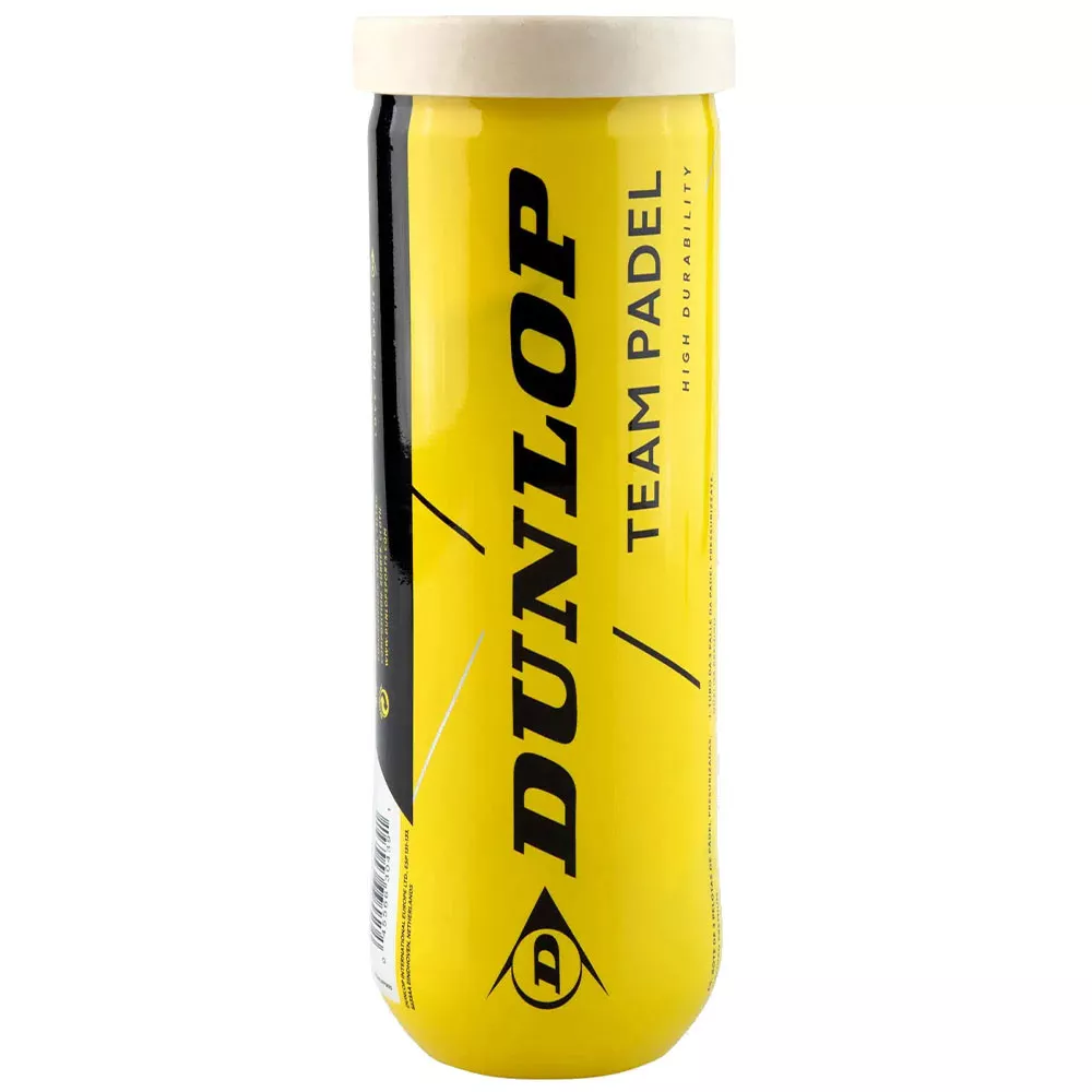 Dunlop Team Padel 3 stuks geel