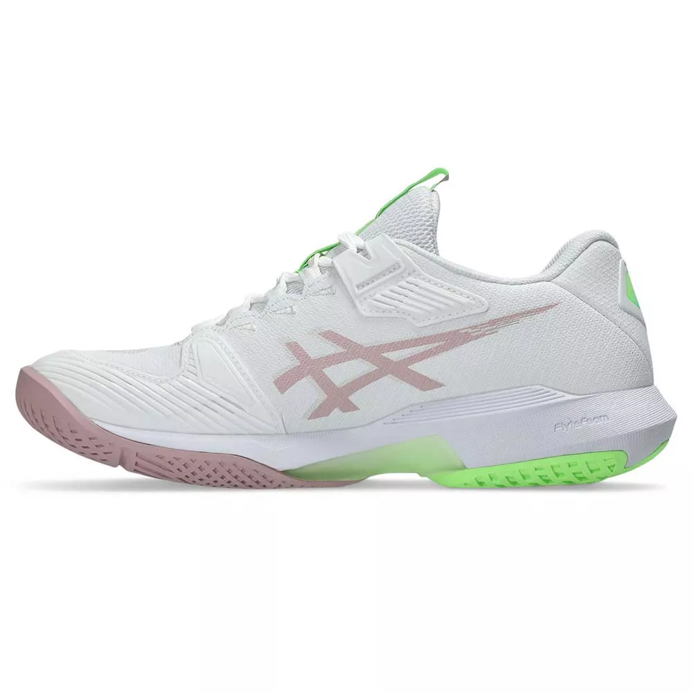 Chaussures Asics Gel Solution Speed FF 4 Blanc / Rose poudré