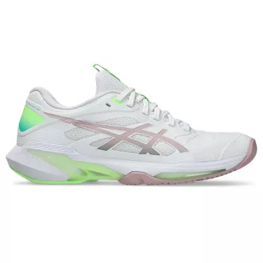 Chaussures Asics Gel Solution Speed FF 4 Blanc / Rose poudré