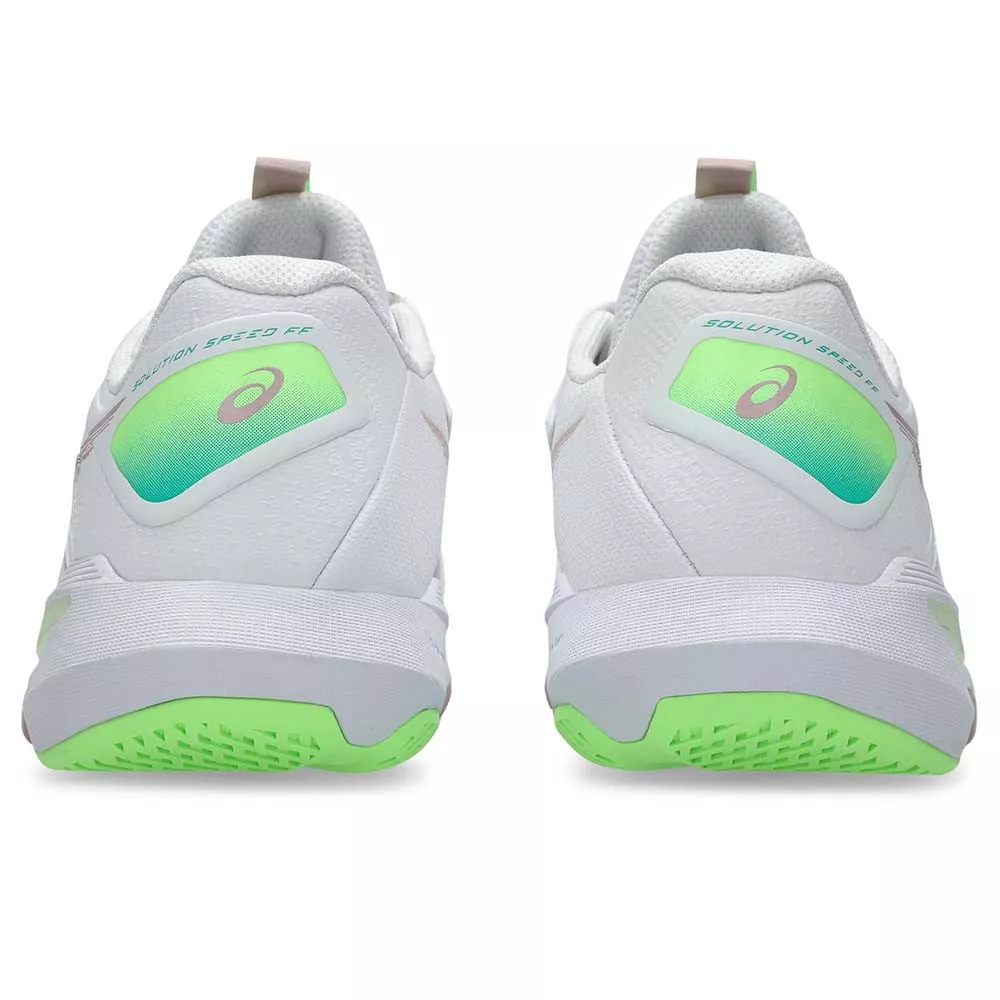 Chaussures Asics Gel Solution Speed FF 4 Blanc / Rose poudré