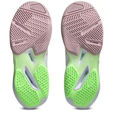 Chaussures Asics Gel Solution Speed FF 4 Blanc / Rose poudré