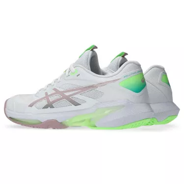 Chaussures Asics Gel Solution Speed FF 4 Blanc / Rose poudré