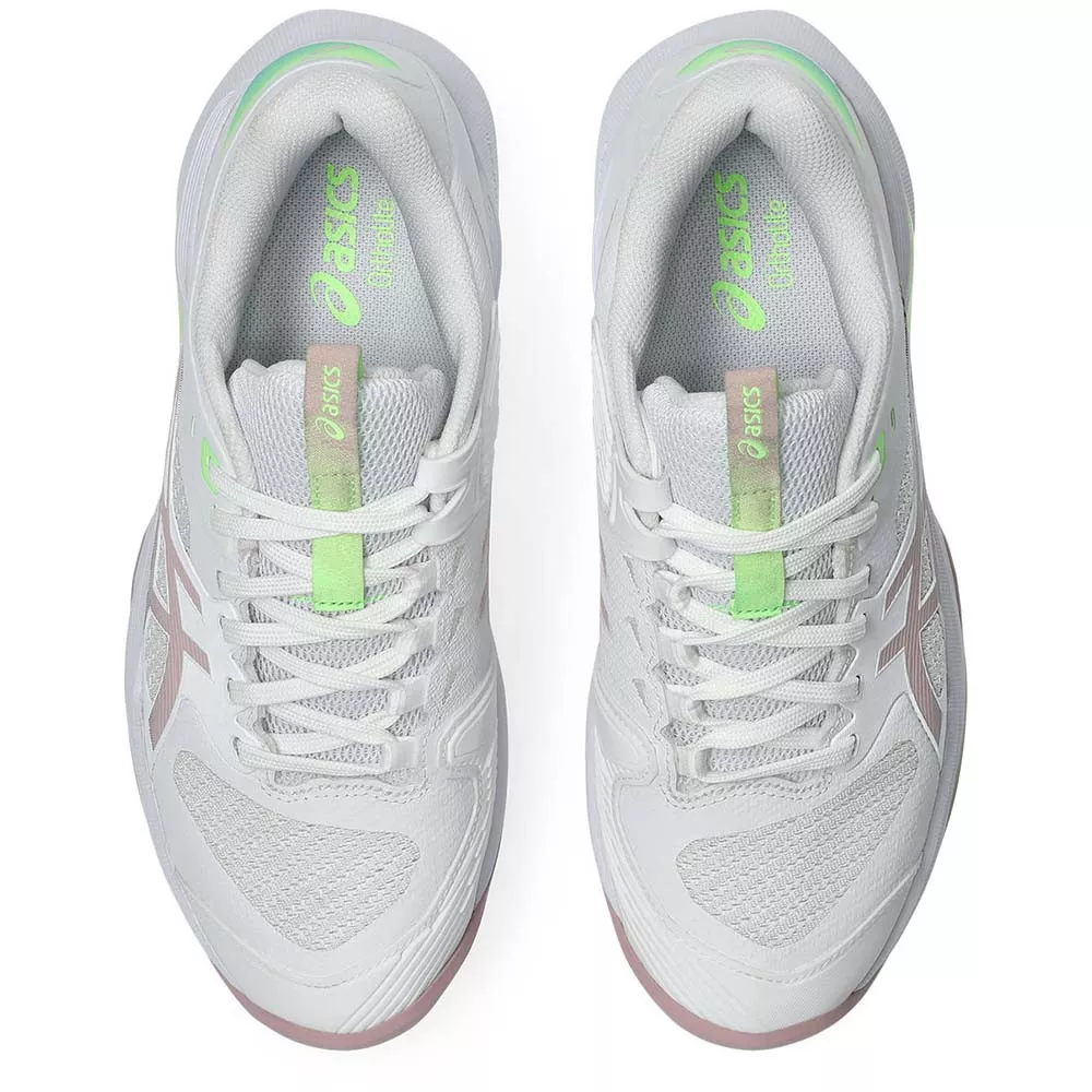 Chaussures Asics Gel Solution Speed FF 4 Blanc / Rose poudré