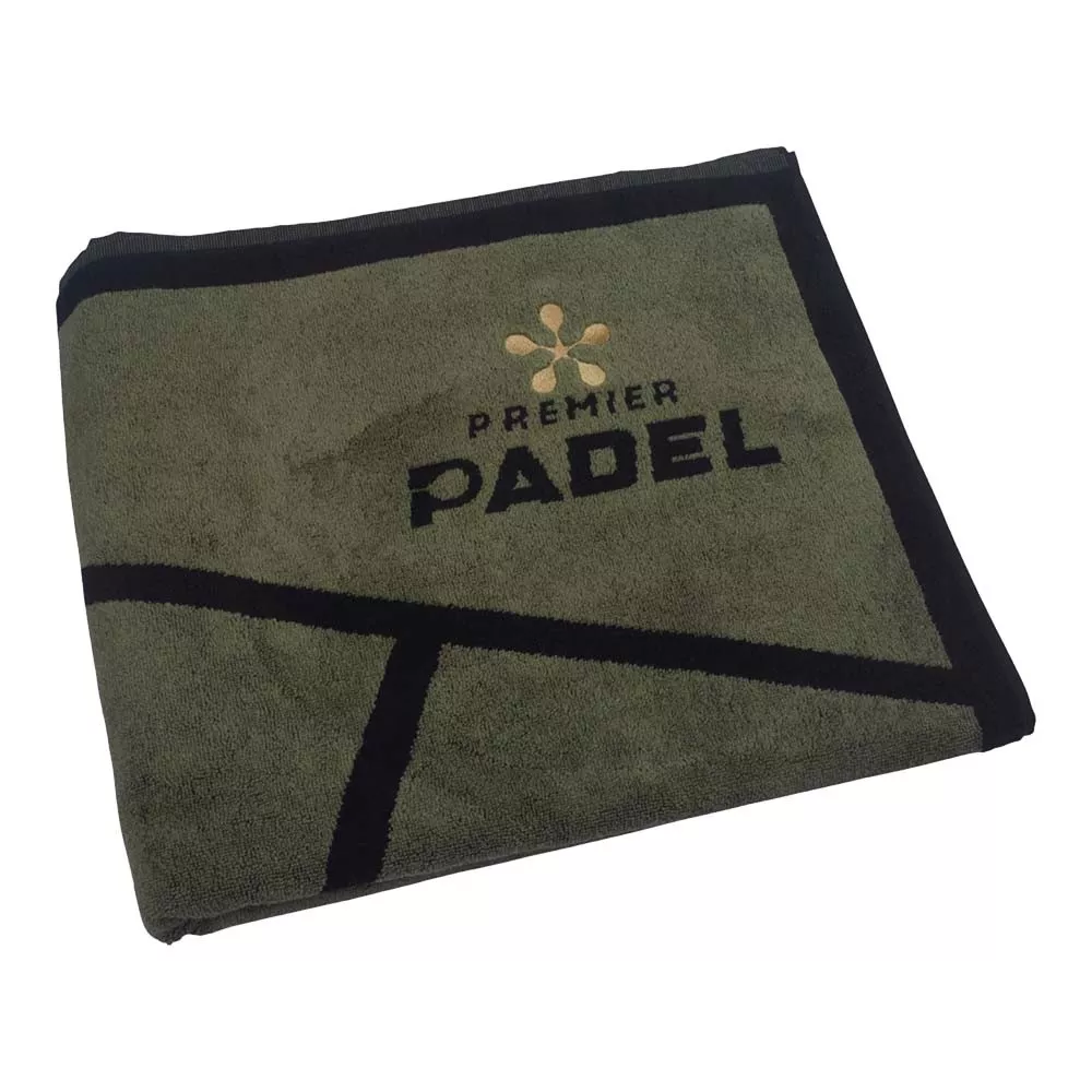 Serviette Bullpadel Premier Padel Kaki / Noir 100x50
