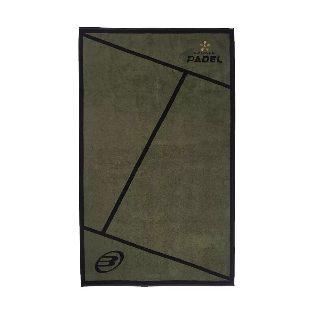 Serviette Bullpadel Premier Padel Kaki / Noir 100x50