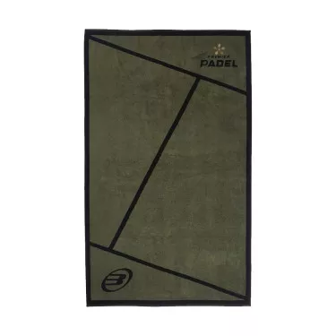 Serviette Bullpadel Premier Padel Kaki / Noir 100x50