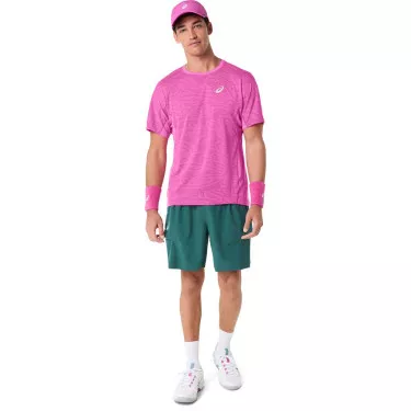 T-Shirt Asics Match Jacquard SS Rose