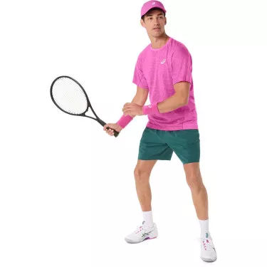 T-Shirt Asics Match Jacquard SS Rose