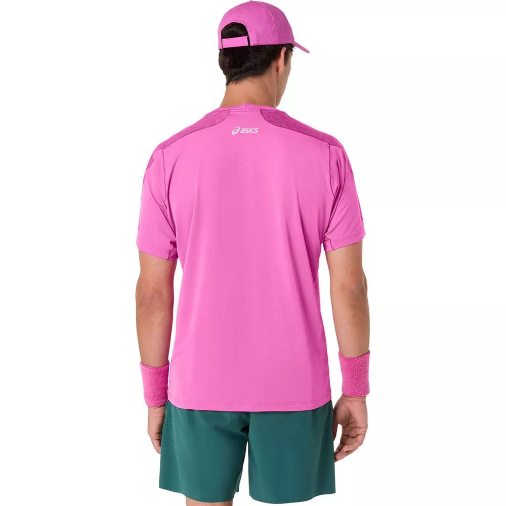 T-Shirt Asics Match Jacquard SS Rose