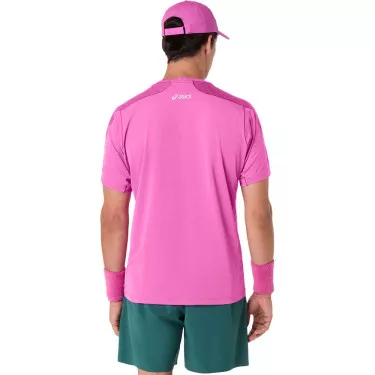 T-Shirt Asics Match Jacquard SS Rose