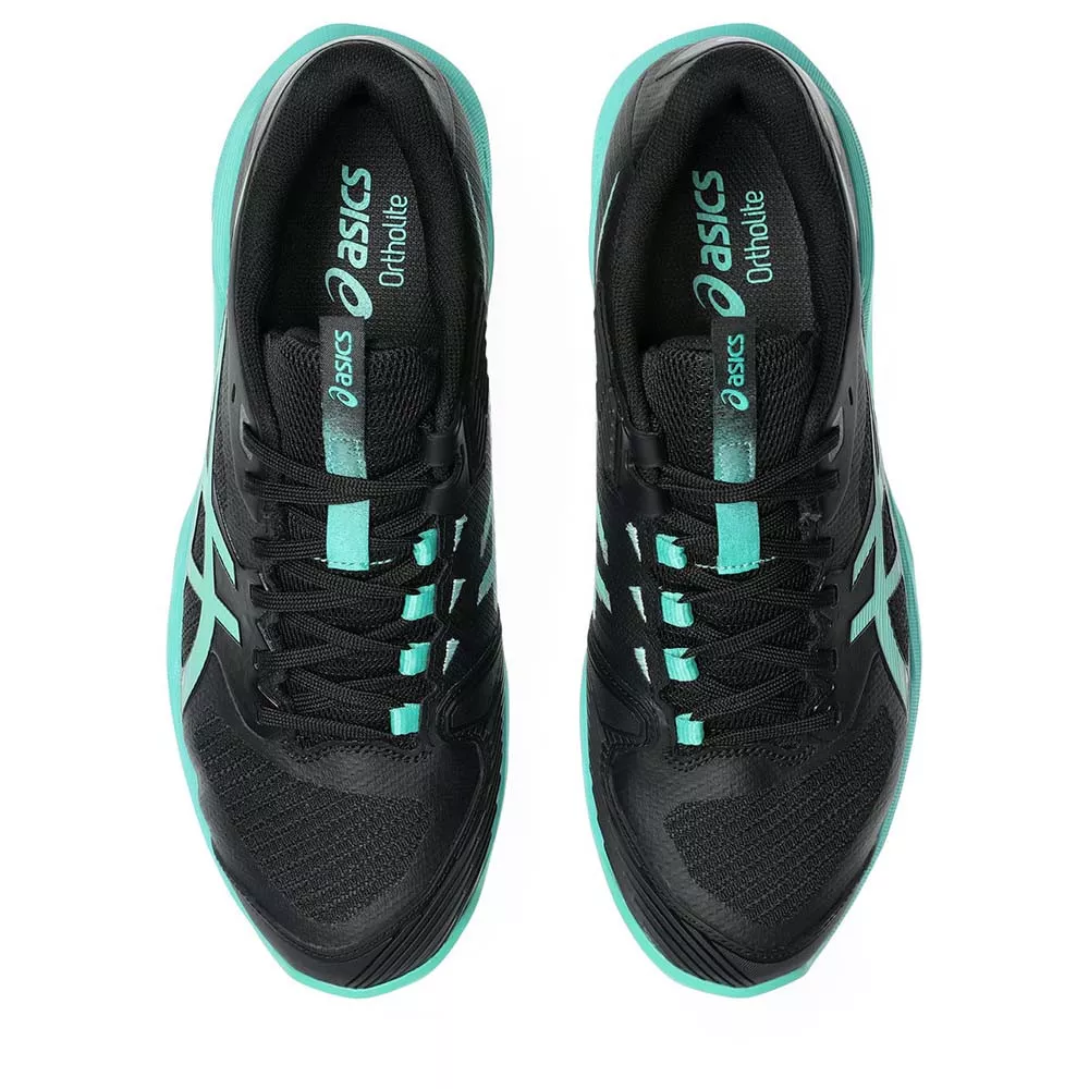 Chaussures Asics Gel Solution Speed FF 4 terre battue Noir / Vert