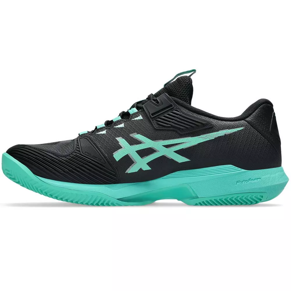 Chaussures Asics Gel Solution Speed FF 4 terre battue Noir / Vert