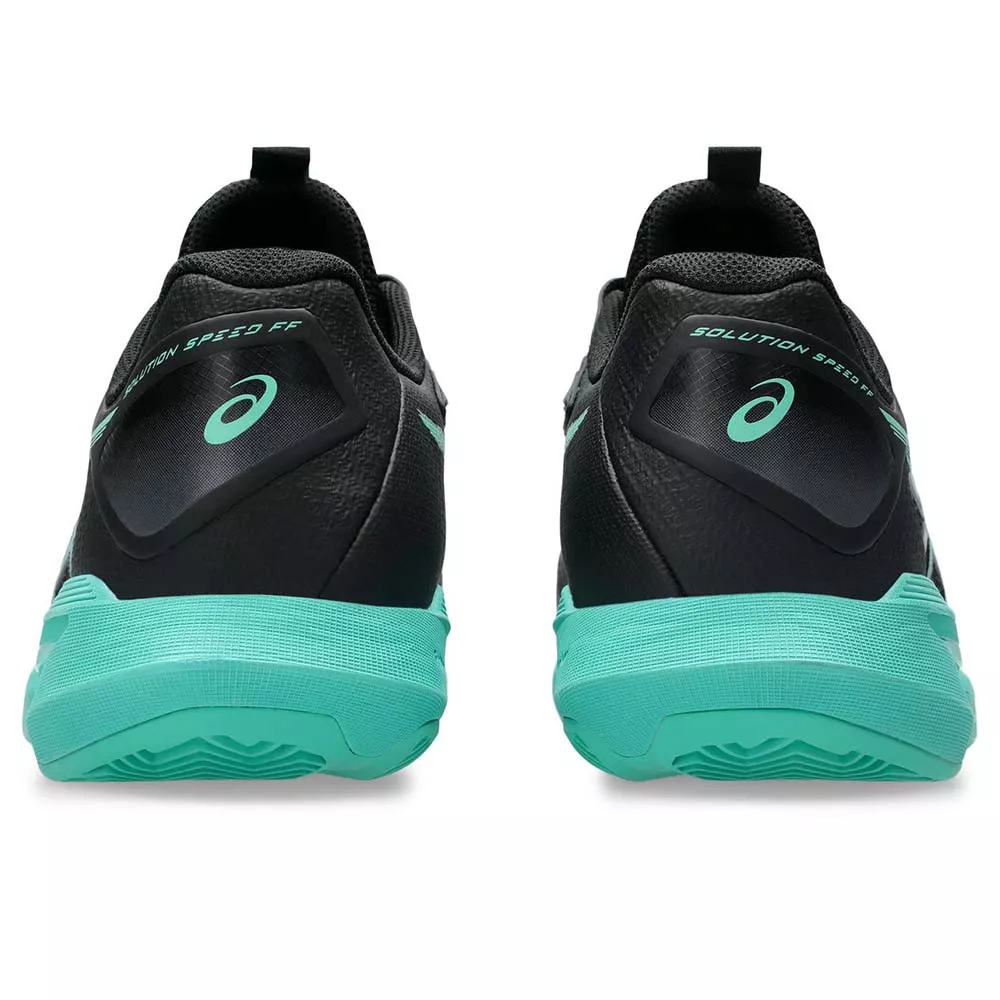 Chaussures Asics Gel Solution Speed FF 4 terre battue Noir / Vert