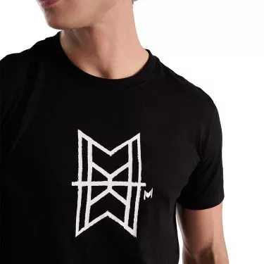 T-shirt Mouratoglou Graphique Noir