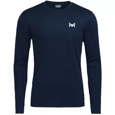 T-shirt à manches longues Mouratoglou Bleu marine