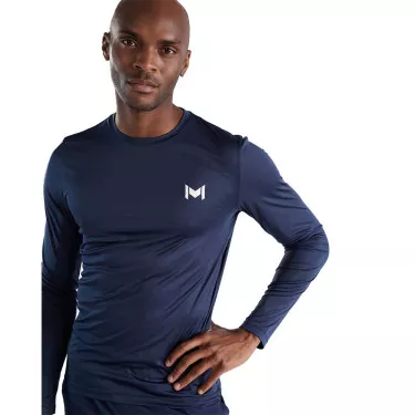 T-shirt à manches longues Mouratoglou Bleu marine