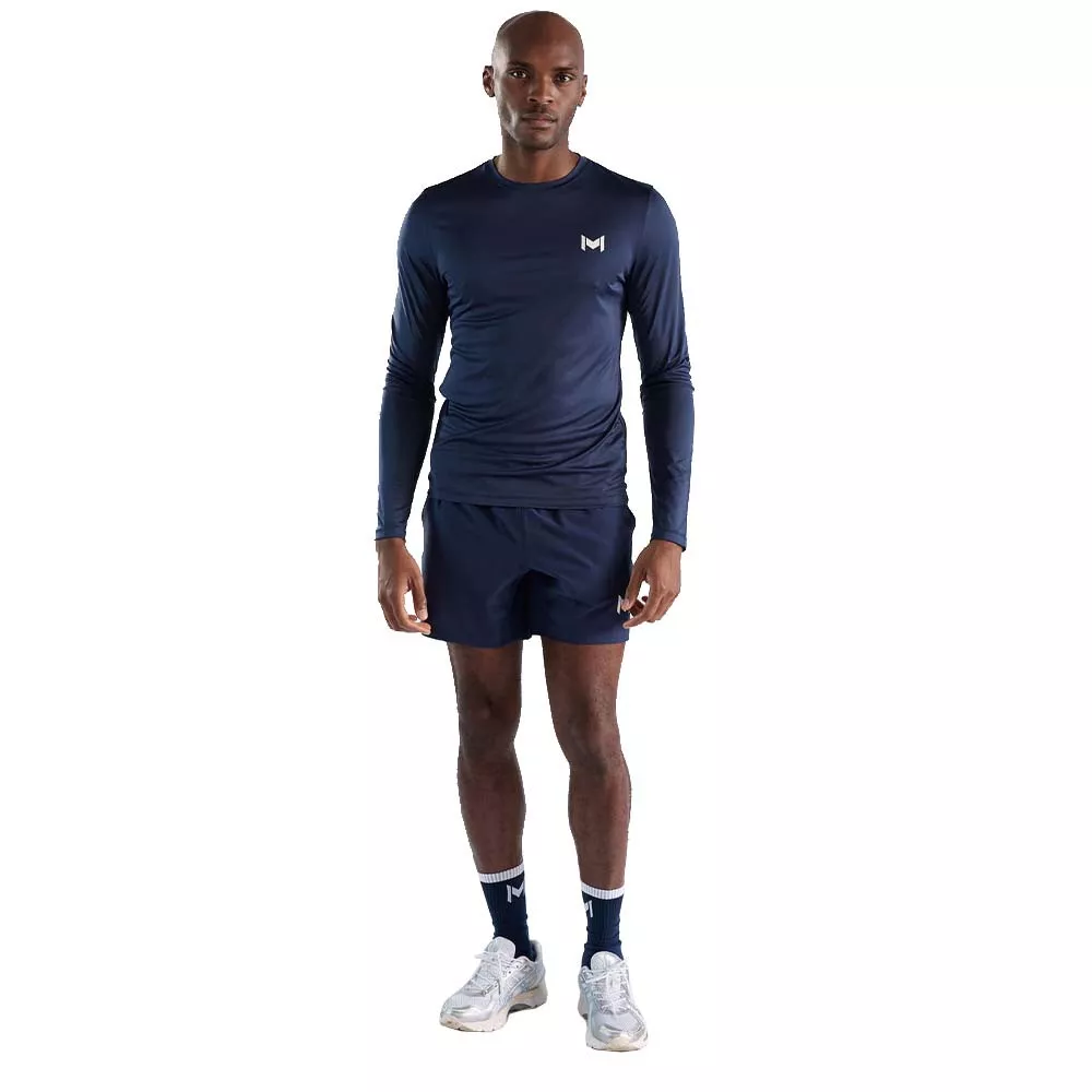 T-shirt à manches longues Mouratoglou Bleu marine