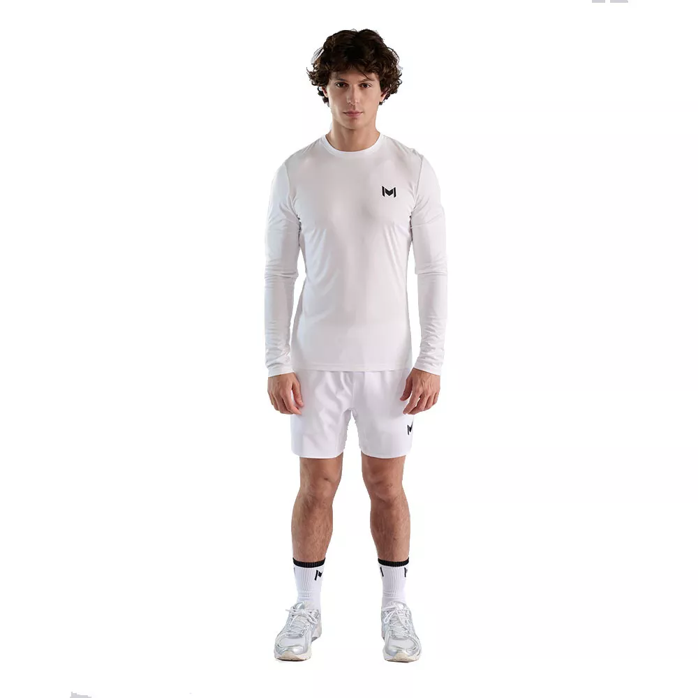 T-shirt à manches longues Mouratoglou Blanc
