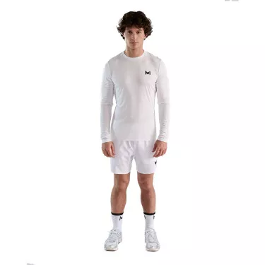 T-shirt à manches longues Mouratoglou Blanc