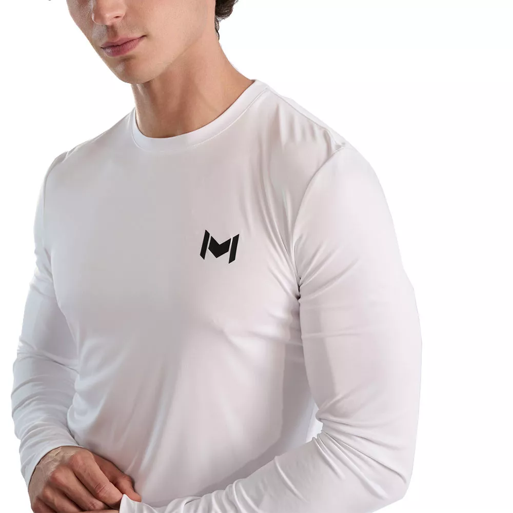 T-shirt à manches longues Mouratoglou Blanc