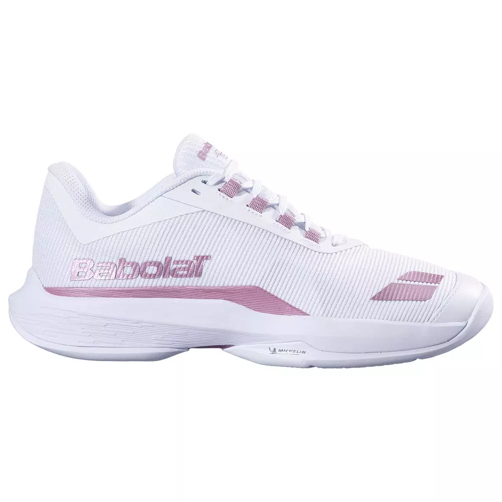 Chaussures Babolat Jet Tere 2 All Court Femme Blanc / Rose