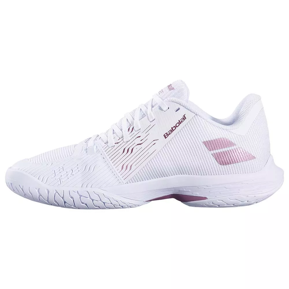 Chaussures Babolat Jet Tere 2 All Court Femme Blanc / Rose