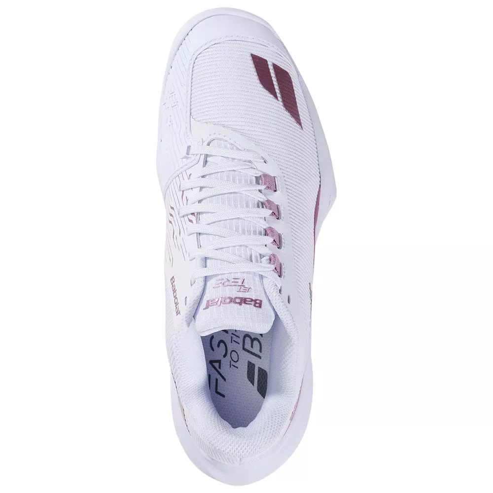 Chaussures Babolat Jet Tere 2 All Court Femme Blanc / Rose